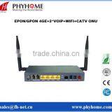 Full Function GPON ONU FHR2422GK 4GE+2VOIP+WIFI+CATV HG8247