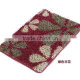 flower mats with TPR base floor mat new design