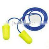 Hot Selling Noise Cancelling Foam Ear Plugs With Cord Sleeping Bullet Shaped Safety Ear Plugs (SNR:36db) Foam Ear Plugs for Sale