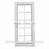 2016 Newest Style PVC/UPVC Cheap House Casement Doors With Forsted Glass for Sale