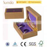 Wrapped by PU Velvet Insert Coin Collection Box