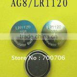 AG8 Battery LR1120 1.5 V Alkaline Button Cell Battery Eunicell