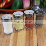 Kitchen Use Glass Salt and Pepper Jar, Glass Spice Shaker thumbnail-3