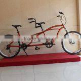 Two People Bikes Tandem Road Touring Comfort Bike 26'' Professional Manufacturers thumbnail-1