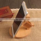 cute unfinished wooden security mobile phone holder for sale