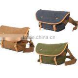 2016 New Style Shoulder Bag Large Soft Canvas Bag Casual Travel Mens Messenger Bag thumbnail-1