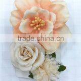 2016 New Design Graceful Fabric Flower Hair Clip Set thumbnail-3