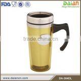 Designed Beautiful Double Wall Insulated Plasticl Coffee Mugs With Handle thumbnail-4