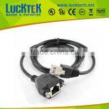 Cat5e/cat.RJ45 M/F Shielded Ethernet Network Screw Panel Mount Extension Cable M/F Shielded Ethernet Network Screw