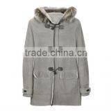 2013 America Style,Classic,Women's Winter Long Leather Coat!! thumbnail-1