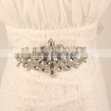 Crystal Mesh Fabric Rhinestone Trim Crystal Appliques for Wedding Dresses Sash Belt/Headband
