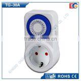 Germany 24 Hour Mechanical Timer Socket