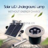 12V 6W 9W Outdoor Waterproof LED Underground Solar Lamp for Garden Backyard Park Square Landscape Lighting thumbnail-1