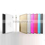 2014 New Ultra-thin Mobile Power 1000mAh Charging Treasure With Cable Power Bank