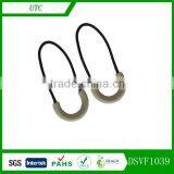 Custom Design Plastic U Zipper Puller Woven Taps With Logo Zipper Puller thumbnail-1