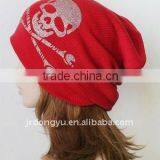 Mens Beanie Hats With Skull Print