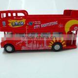 1:72 Die Cast Open-top Bus Toy