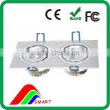 Square Aluminum Housing Led Ceiling Downlight Lamp