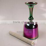 Purple Titanium Quartz Crystal Singing Grail Bowl With Handle or Stand and Seven Color thumbnail-3
