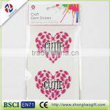 DIY Christmas Decorate Heart Shape Sticker Design thumbnail-3