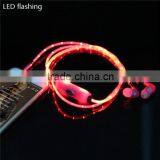 EL Flashing Headphone,New Style Visible EL Light Up In-Ear Headphone Earphones With Microphone + Micro USB Charging thumbnail-4
