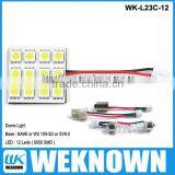 5050SMD Make Led Dome Light BA9S Car Led Light Car Dome Light Series 12v Led Ceiling Dome Light