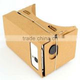 Virtual Reality VR Google Glasses Google Cardboard 3D Glasses for Mobile Phone 5.0 Screen + Adjustable Head Mout Strap Belt