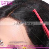 Trade Assurance Silk Top 100% Raw Unprocess Remy Virgin Human Hair Full Lace Wigs With Bangs thumbnail-2