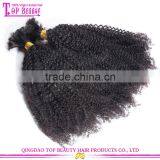 Unprocessed 100% Indian Raw Hair Bulk Yaki Bulk Hair Styles Bulk Hair Dye Color thumbnail-3