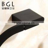 Hot-sale Design Zinc Alloy Paint Black Square Bathroom Vanity Furniture Towel Ring thumbnail-3