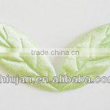 2 Connected Ultrasonic Embossing Satin leaves