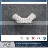 Fixed Type Downspout Pipe Roll Forming Machinery , Colored Steel Sheet