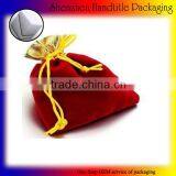 Black Velvet Pen Pouch Velvet Jewelry Pouch thumbnail-4