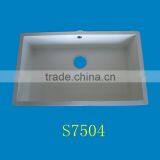 High Quality White Undermount Man-made Stone Kitchen Sink