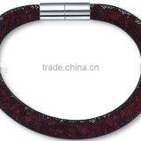 20 Mixed Color Mesh Stardust Bracelet , Magnet Clasp Bracelet Mesh Bracelet for Woman thumbnail-6