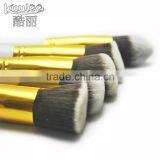 Professional Cosmetics Synthetic 10Pcs Hair Foundation Makeup Brush Kit thumbnail-5