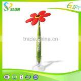 Promotional Rubber Flower Ballpoint Pen Cheap Pen Flowers thumbnail-3