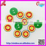 Plastic Fashion Colorful 2-holes Buttons