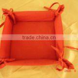 Christmas Cotton Fabric Heated Bread Basket thumbnail-2