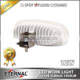 5.8in 12W Mini Light Bar Led Work Light for ATV UTV SUV Offroad Motorcycle Powersports 4x4 Racing Marine Boat Flood Beam Lamp thumbnail-4