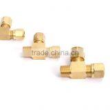971 Male Run Tee,Air Brake Fittings for Nylon Tube,Brass Valve thumbnail-1