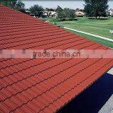 Stone Coated Metal Roof Tile1170*420*0.4mm Purple/wine Red/green/black Roof Tile for Prefab Houses thumbnail-2