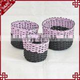 China Wholesale Hand Woven Cute Mini Decorative Gift Baskets thumbnail-3
