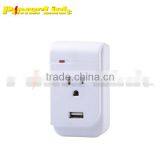 H50007 1 Outlet Surge Wall Tap Protector w/ 1 USB Ports for Smart Phones IPhones IPad thumbnail-1