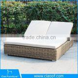 Best Selling UV-Proof Rattan Outdoor Double Lounger thumbnail-1