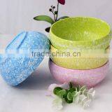 Wholesale Cheap Bowl Shape Colorful Plastic Flower Pots thumbnail-1
