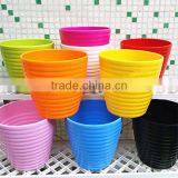 Light Weight Colorful Plastic Flower Pots for Livingroom thumbnail-2