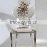 Foshan Furniture European Stainless Steel Chairs for Living Room thumbnail-5