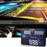 2016 Popular Multifunctional 5.5inch Head Up Display Car Speed, Mileage, Voltage Universal Vehicle GPS HUD thumbnail-2