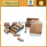 Custom Cheap Kids Education Wooden Engraving Stamp thumbnail-1